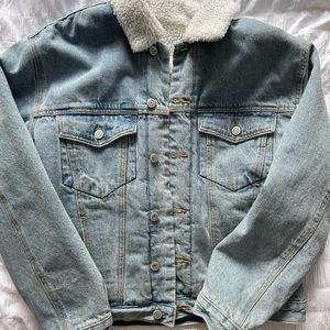 fleece lined jean jacket